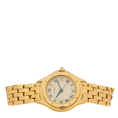 Cartier 18K Yellow Gold 26mm Cougar Quartz Watch 2 of 4
