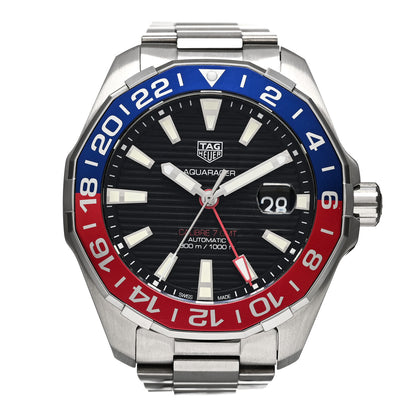 Tag Heuer Stainless Steel 43mm Aquaracer 300M Automatic Watch Black WAY201F 1 of 5