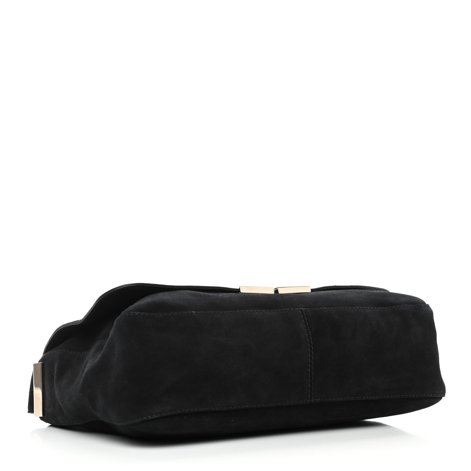 Gucci Suede G Square Medium Shoulder Bag Black 3 of 5