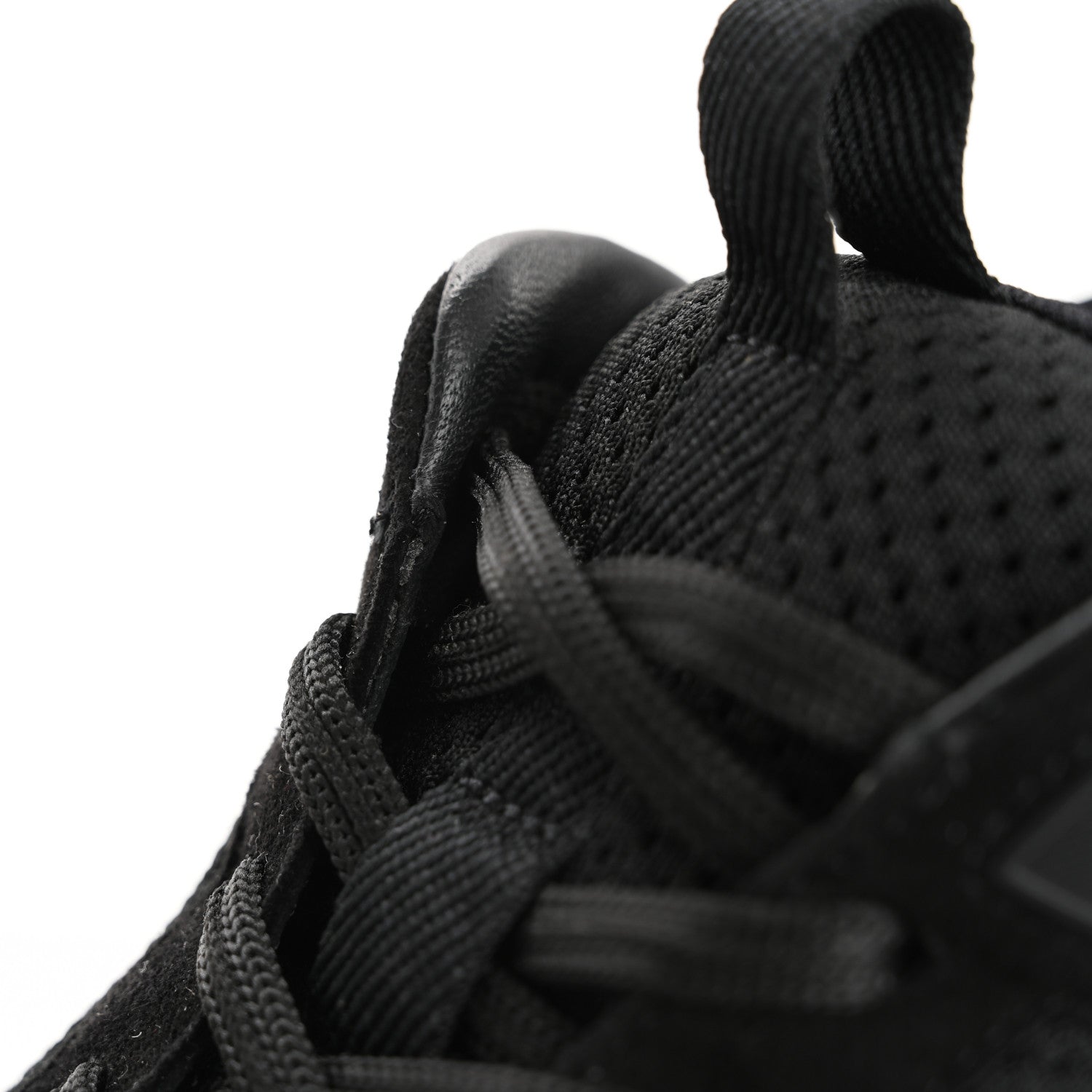 Hermes Technical Knit Suede Heros Sneakers 39 Black 12 of 14
