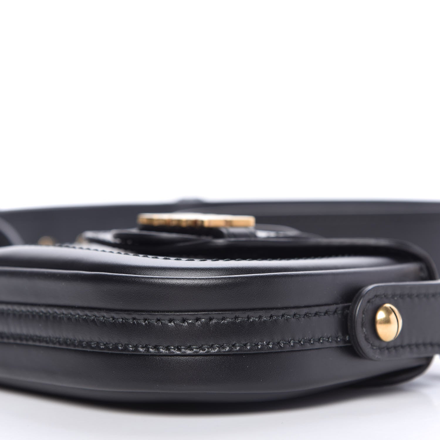 Christian Dior Calfskin Mini D Fence Saddle Bag Black 7 of 10