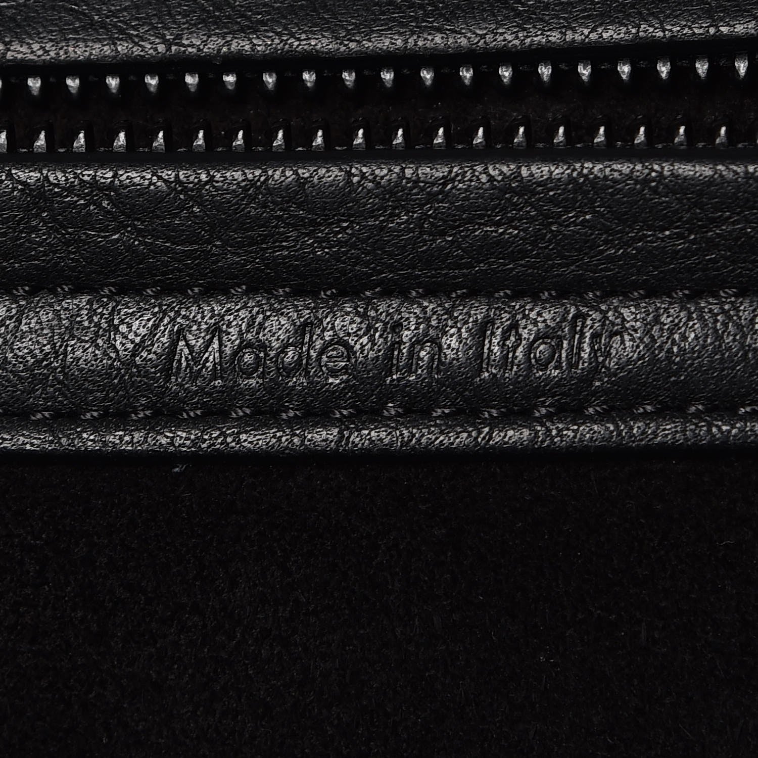 Celine Supple Calfskin Medium Phantom Luggage Black 7 of 10