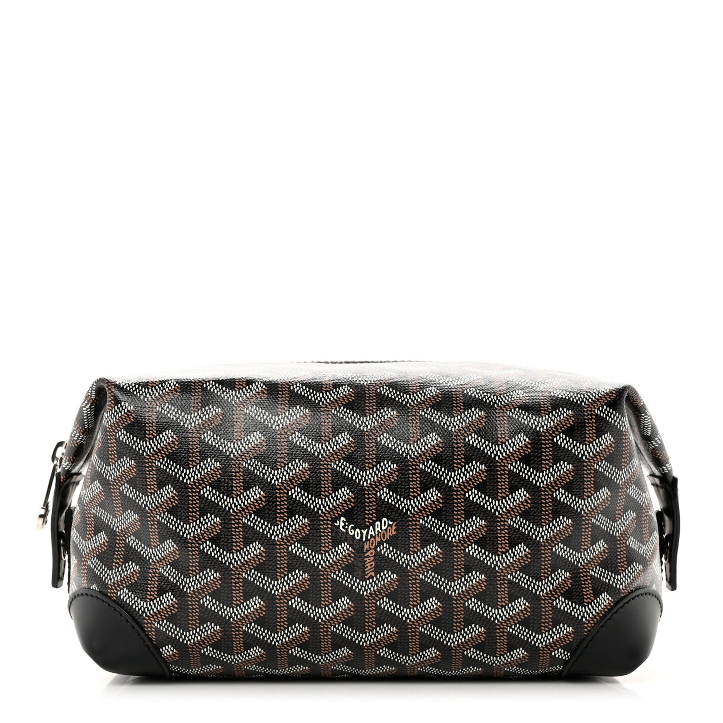 Goyardine Boeing 25 Trousse de Toilette Black
