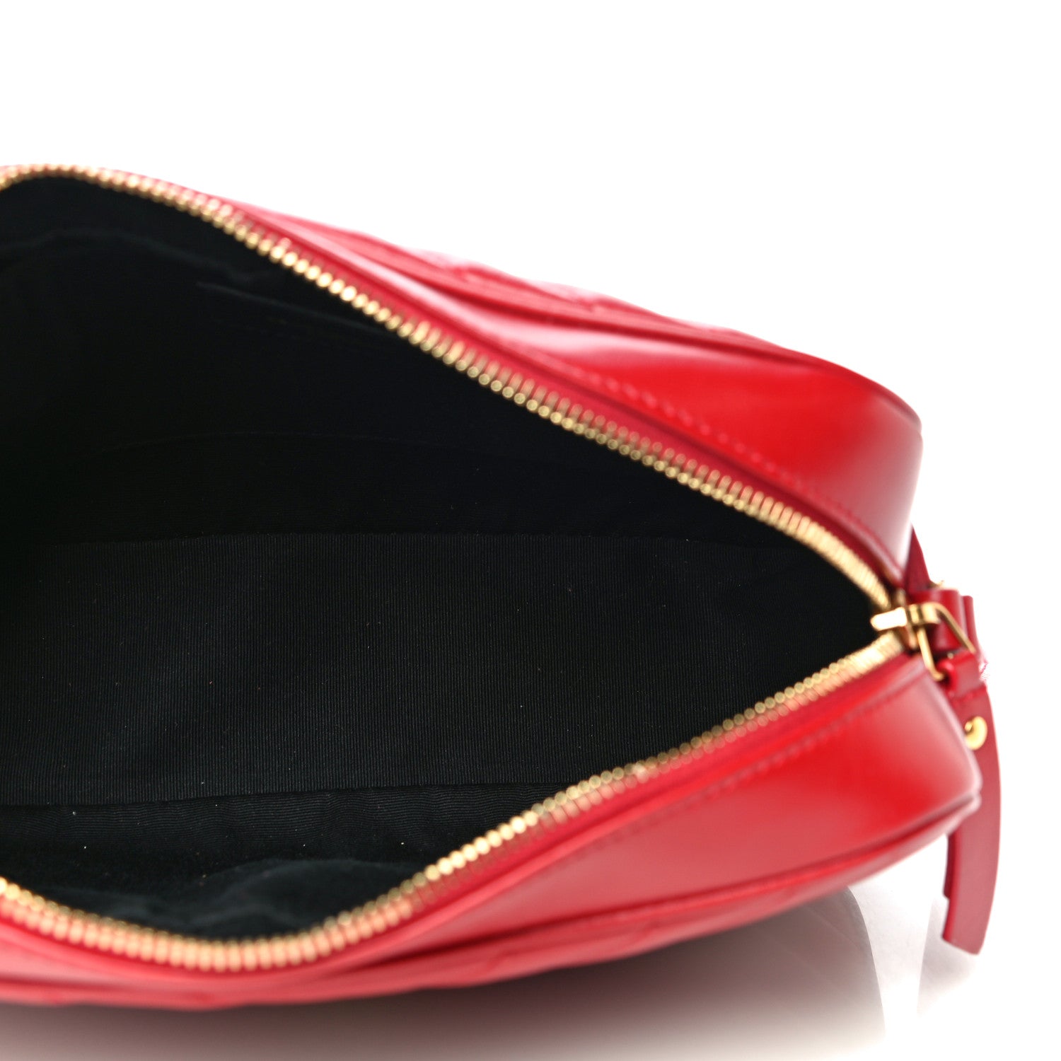 Saint Laurent Calfskin Matelasse Monogram Lou Camera Bag Rouge Eros 5 of 13