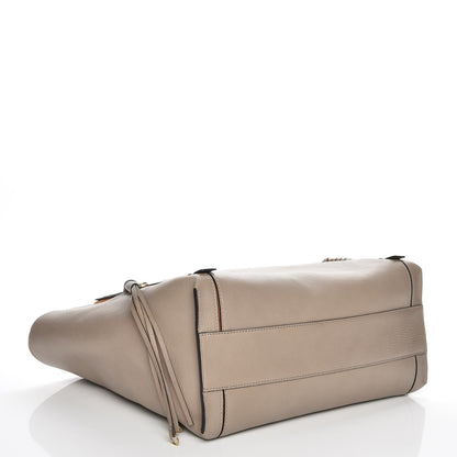 Chloe Smooth Calfskin Medium Milo Shopping Tote Motty Grey 4 of 7
