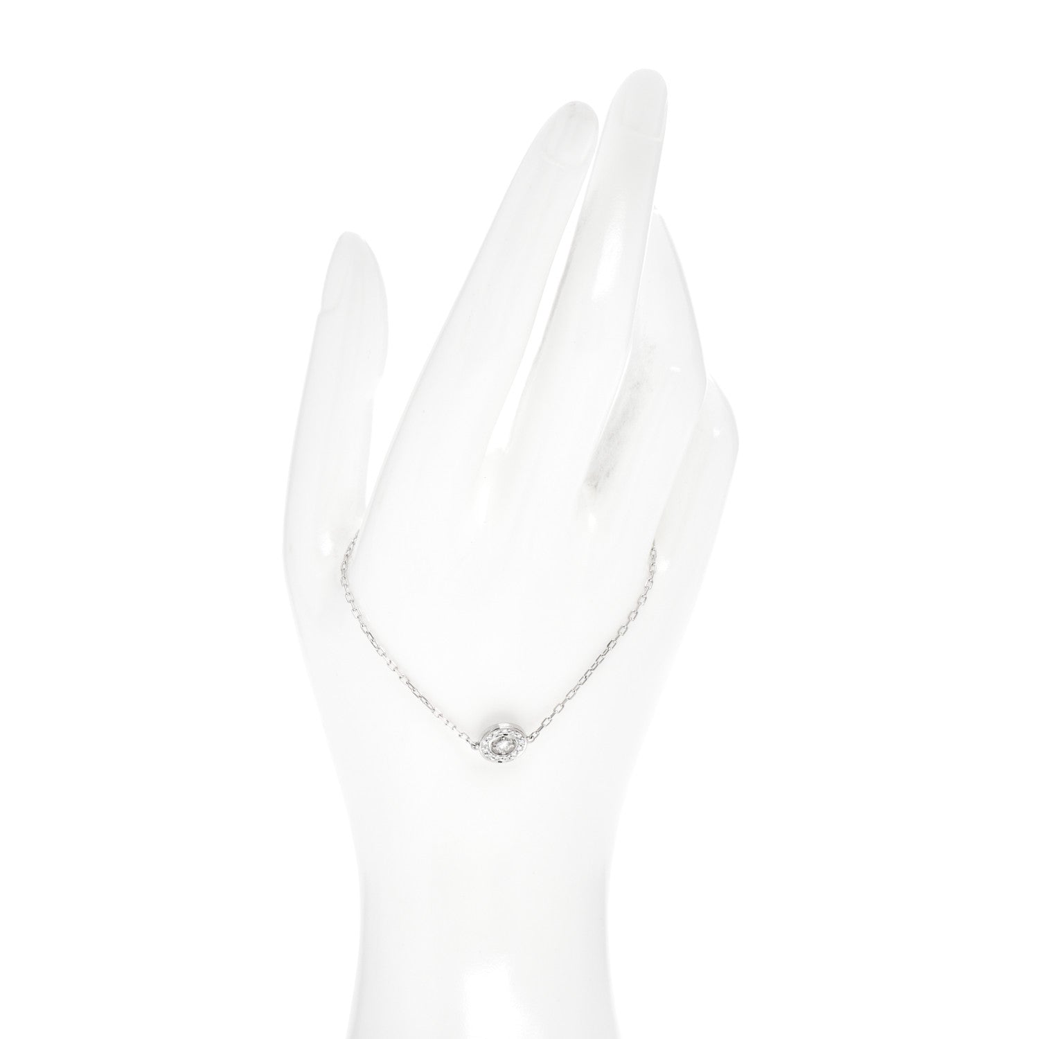 Boucheron 18K White Gold Diamond Ava Round Bracelet 2 of 4