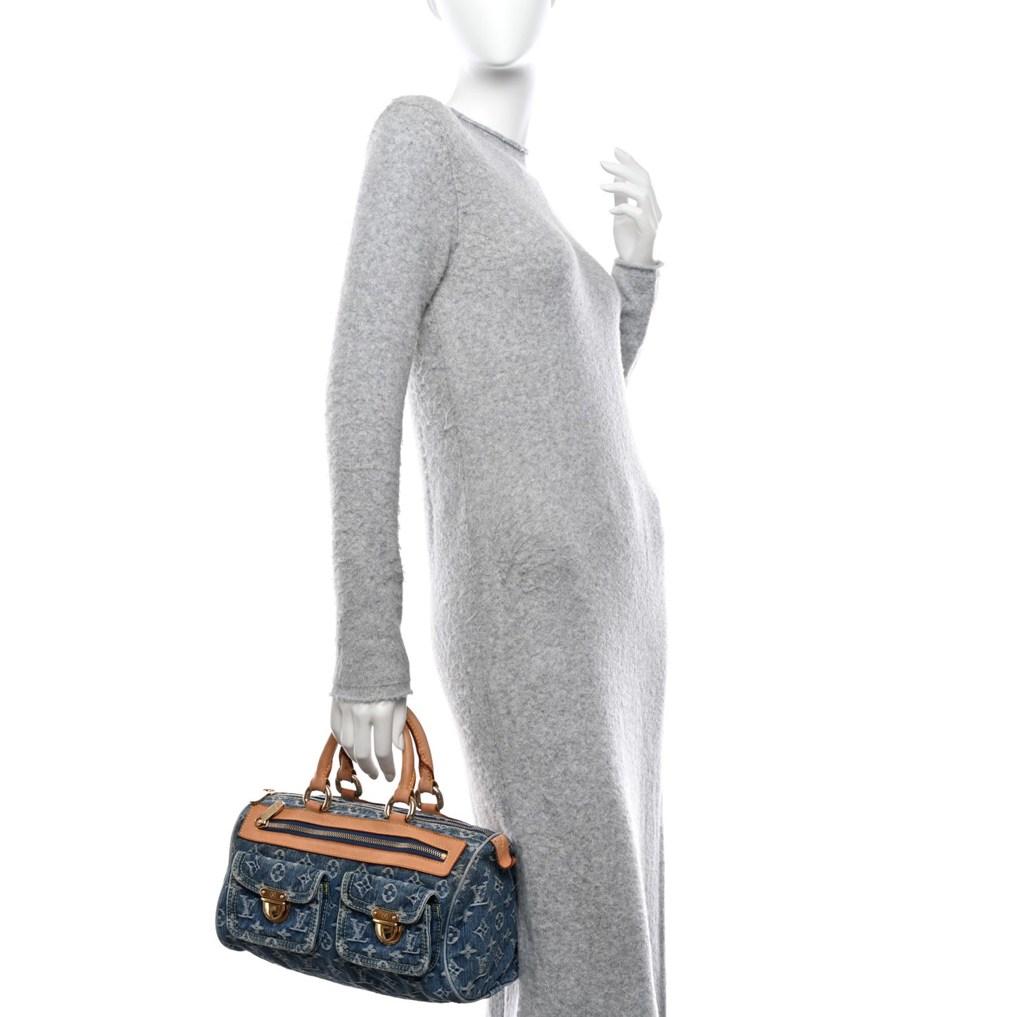 Monogram Denim Neo Speedy Blue