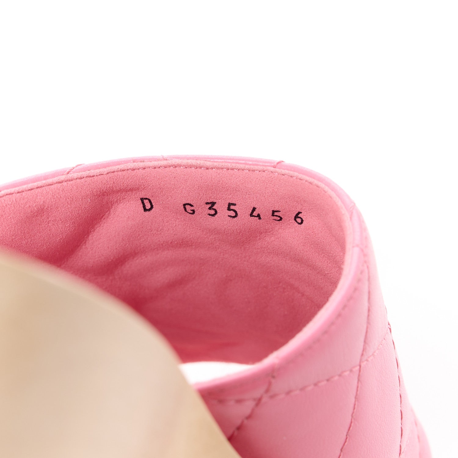 Chanel Lambskin CC Flat Slide Sandals 37 Pink 8 of 10