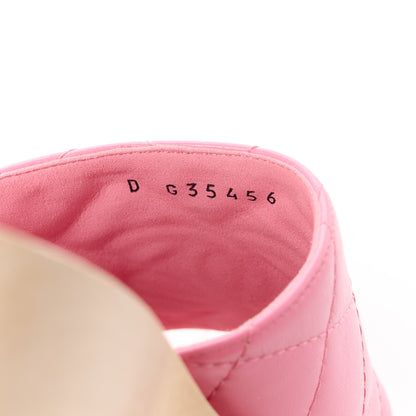 Chanel Lambskin CC Flat Slide Sandals 37 Pink 8 of 10