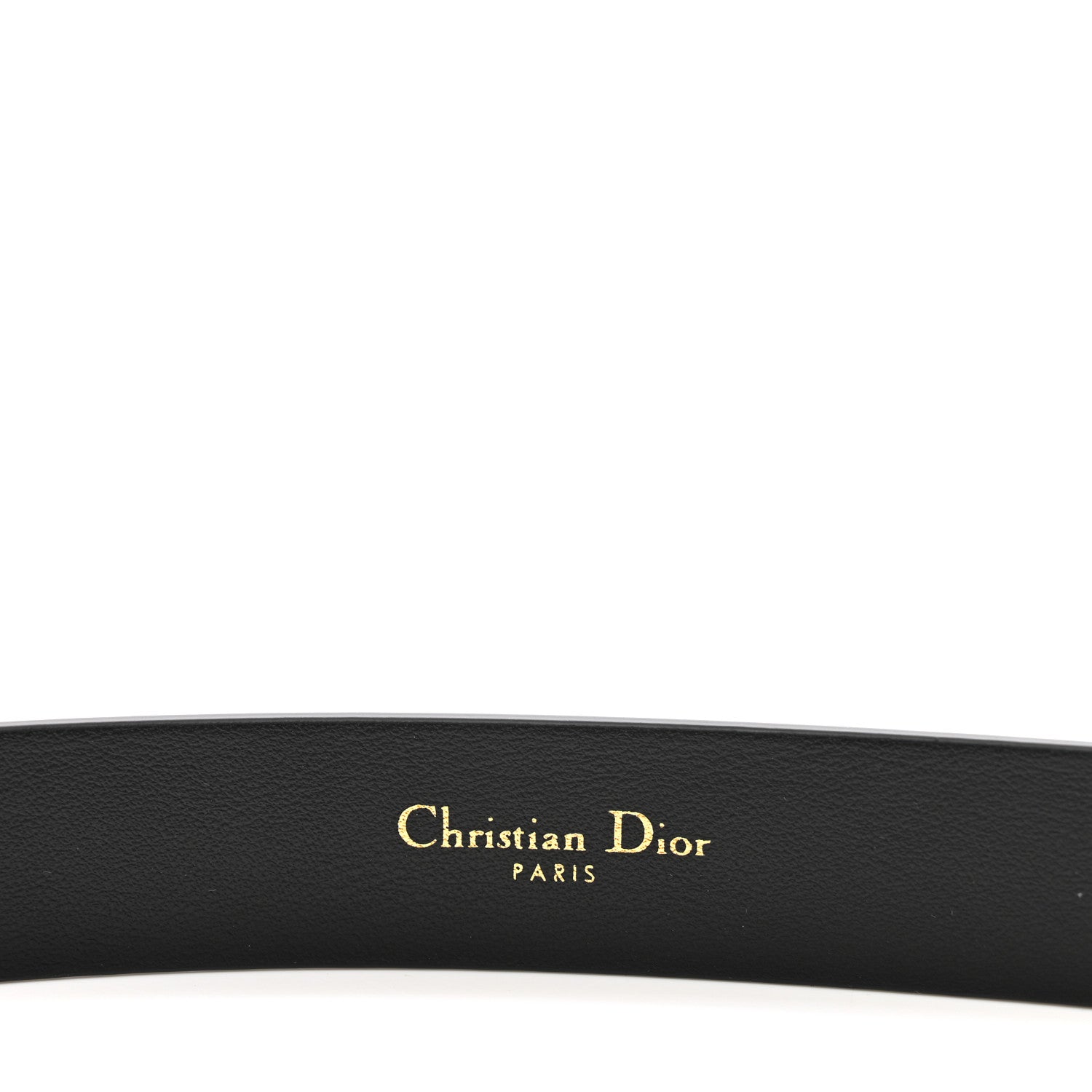 Christian Dior Calfskin 30 Montaigne Cut-Out CD Belt 80 32 Black 4 of 5