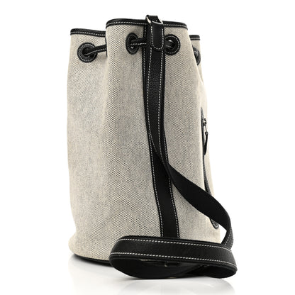 Hermes Toile Sac Marin PM Natural Black 3 of 10