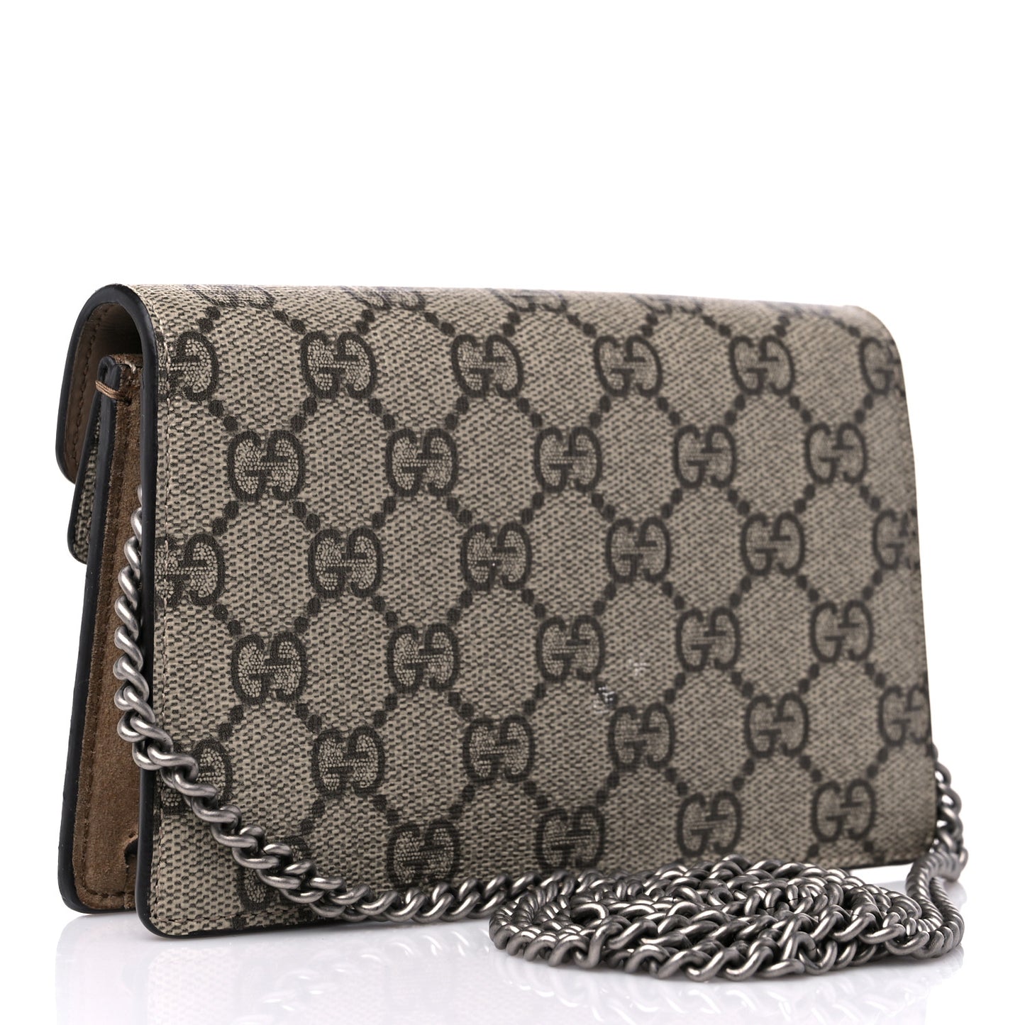 GG Supreme Monogram Super Mini Dionysus Shoulder Bag Taupe