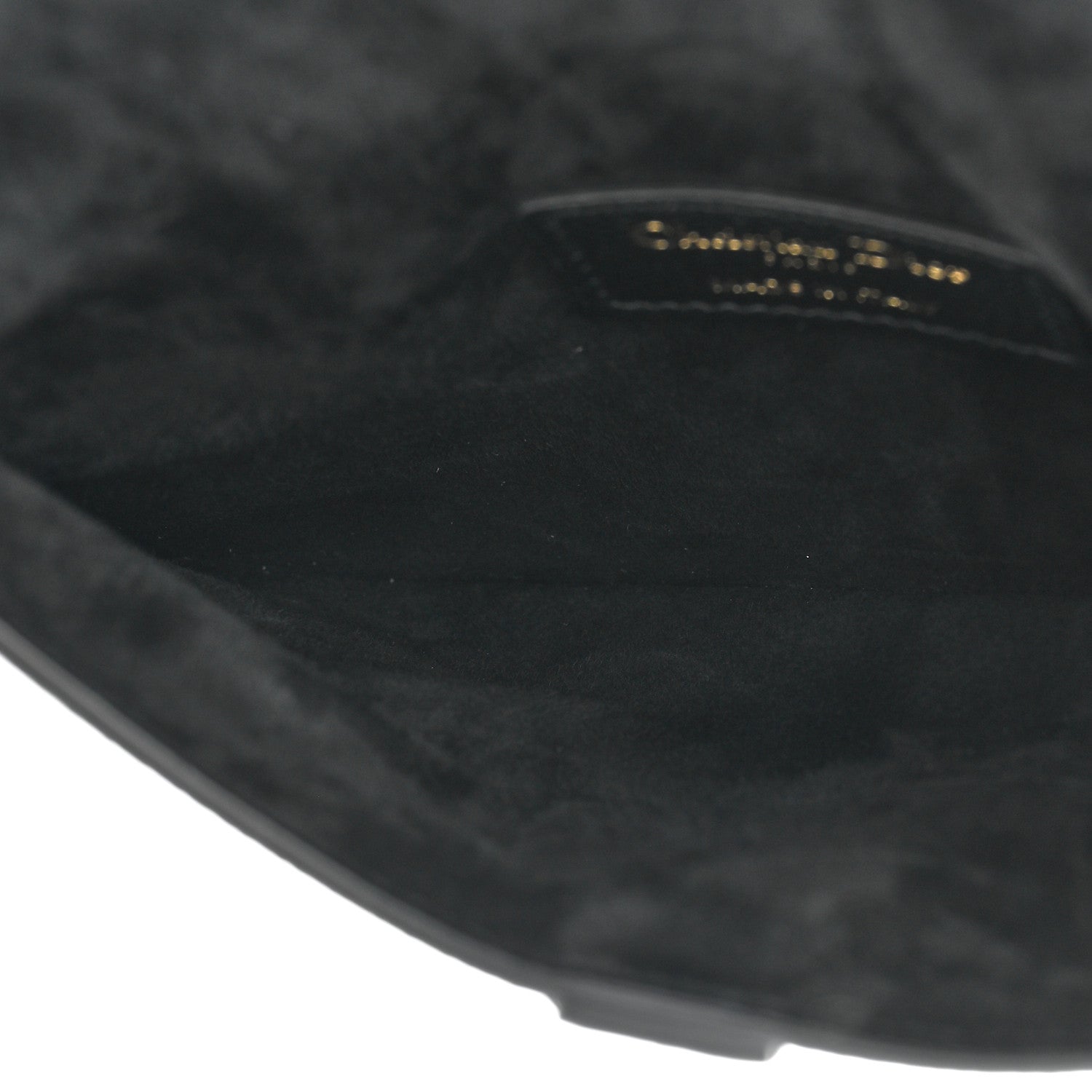Christian Dior Calfskin Saddle Belt Bag Black 5 of 10
