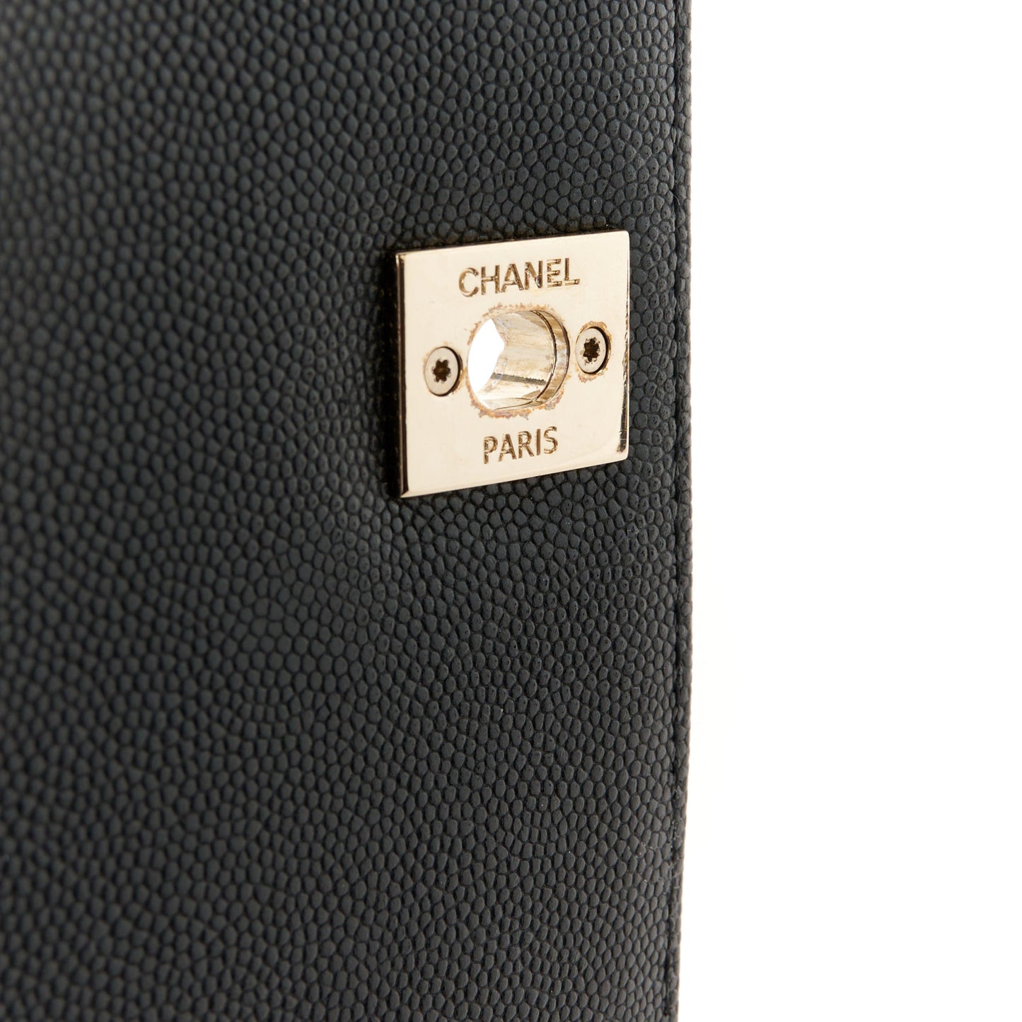 Caviar Quilted Mini Coco Handle Flap Black