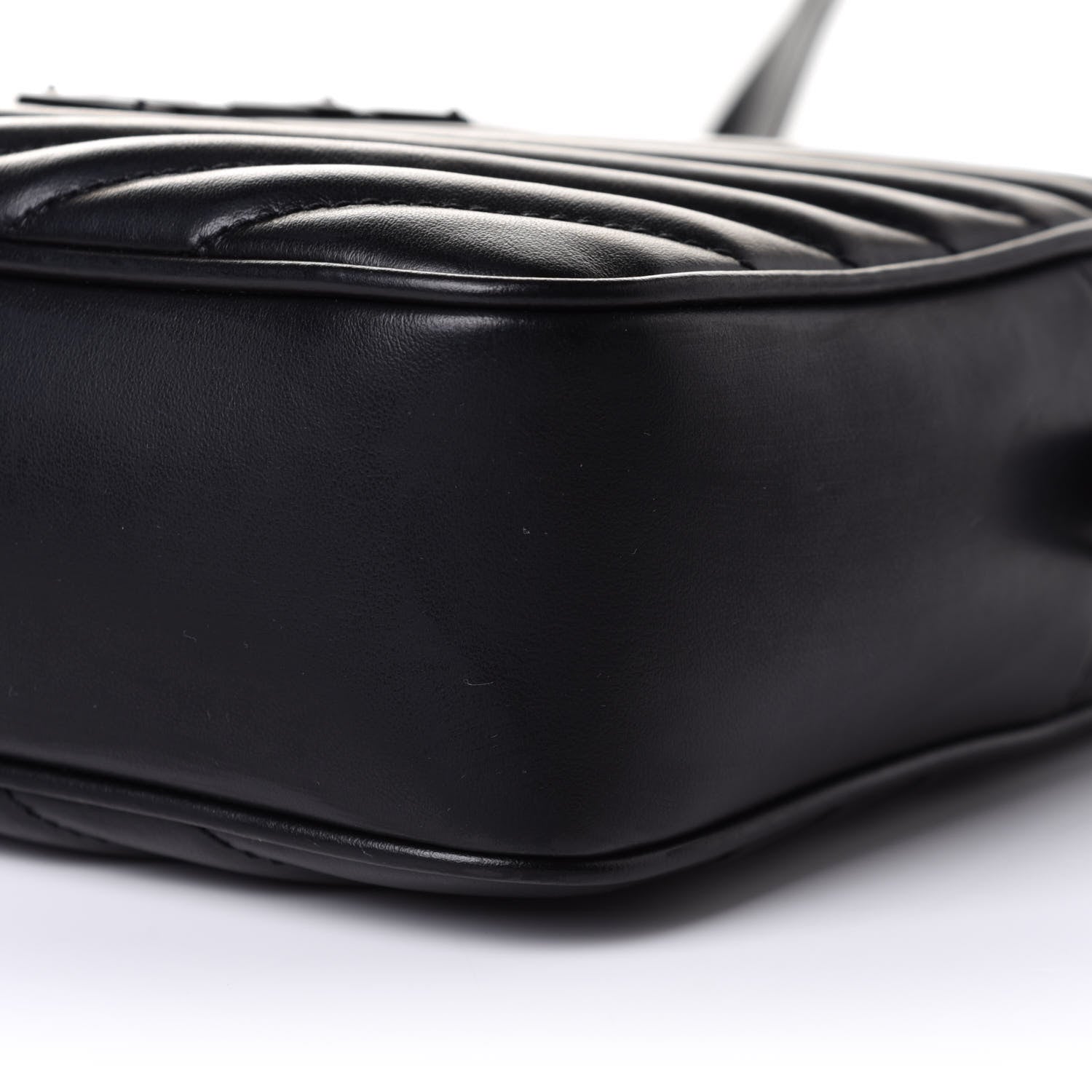 Saint Laurent Calfskin Matelasse Monogram Lou Camera Bag Black 10 of 10