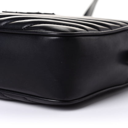 Saint Laurent Calfskin Matelasse Monogram Lou Camera Bag Black 10 of 10