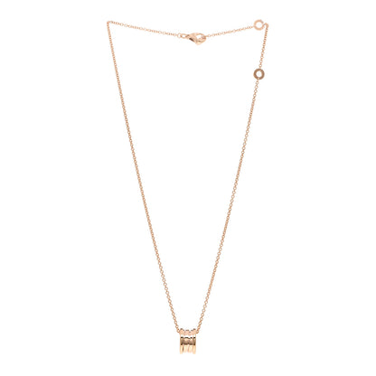 Bulgari 18K Rose Gold B.Zero1 Pendant Necklace 3 of 5