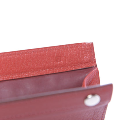 Hermes Chevre Mysore Karo GM Rouge Garance 7 of 9