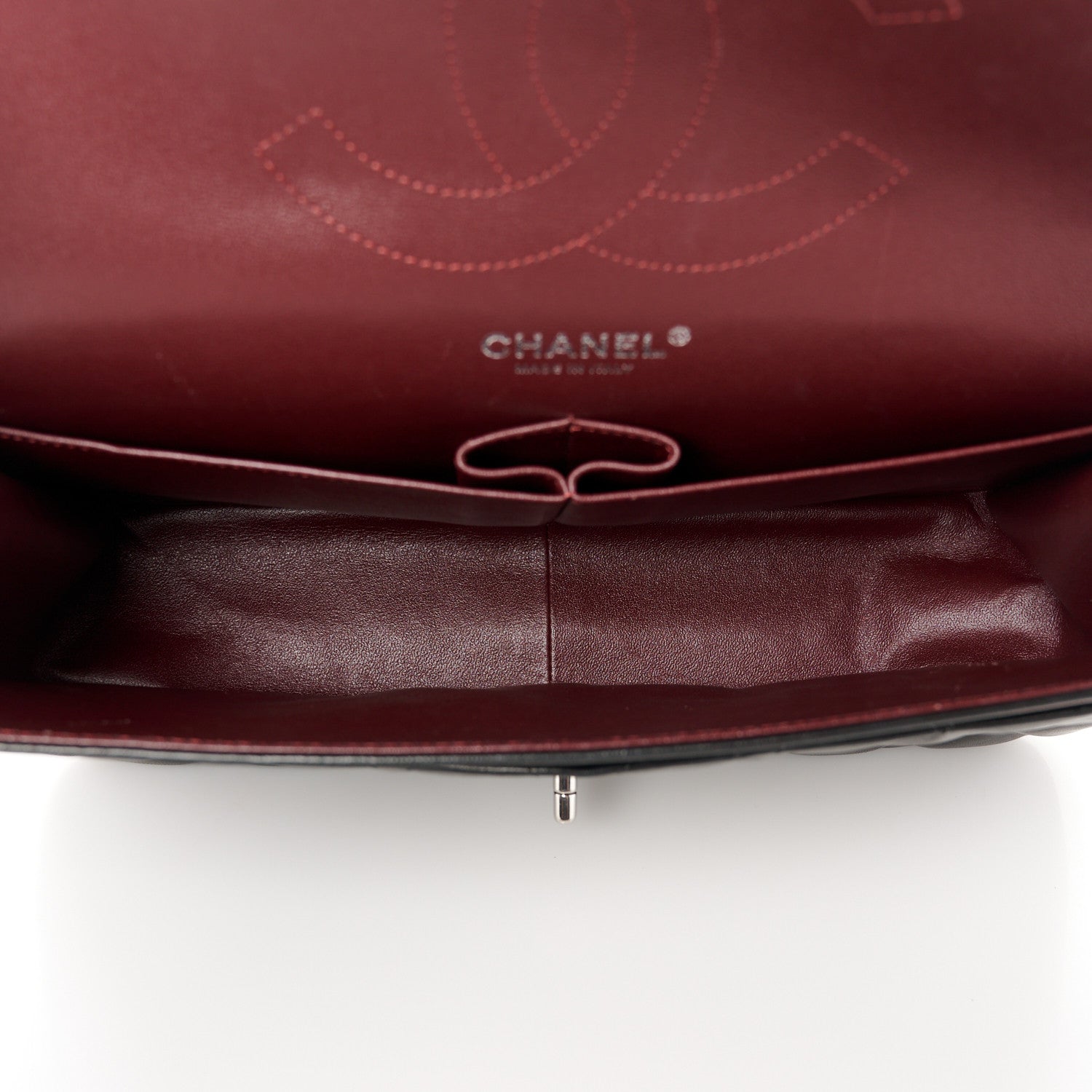 Chanel Lambskin Quilted Jumbo Double Flap Black 5 of 11
