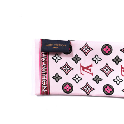 Louis Vuitton Silk Monogram Street Bandeau Rose 2 of 4