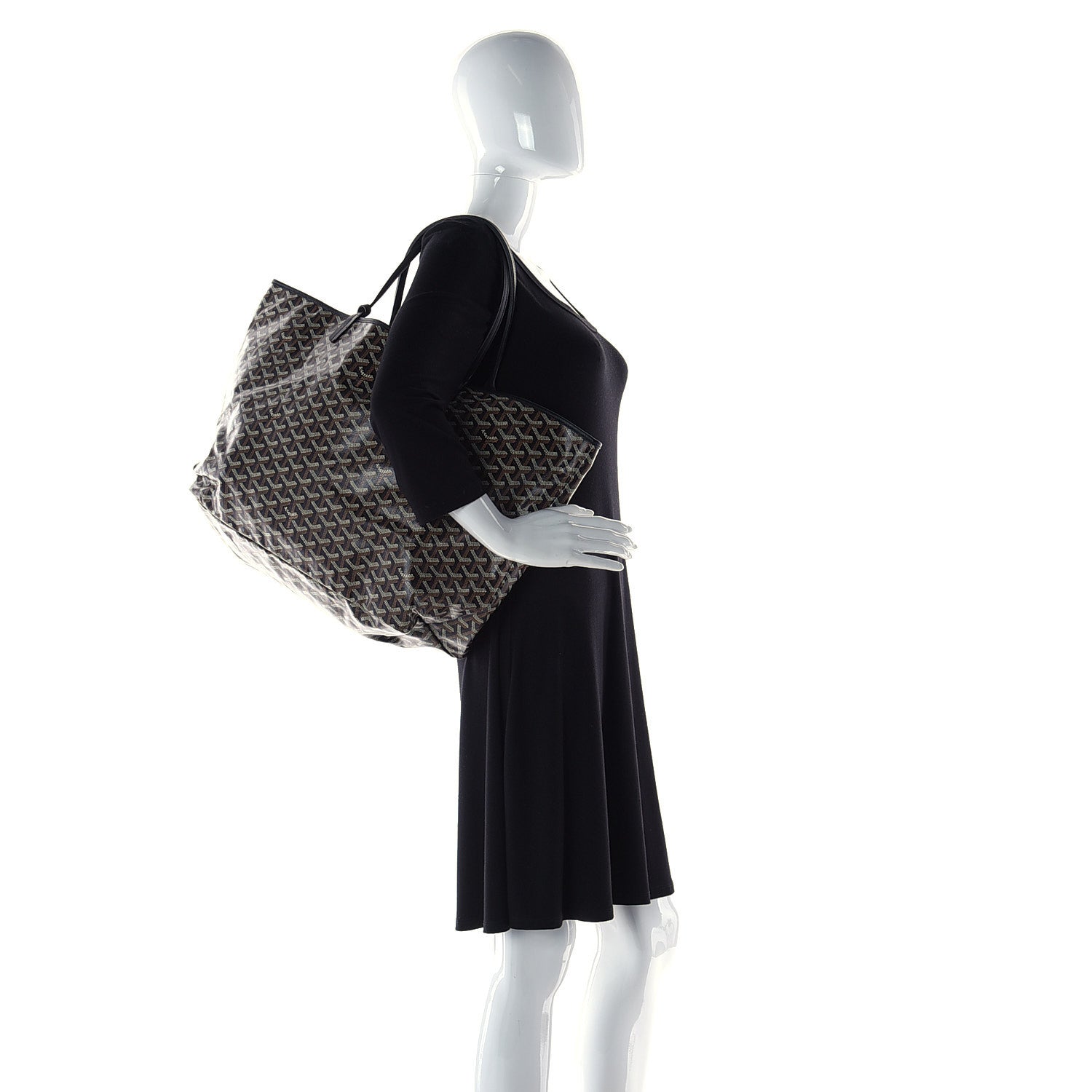 Goyard Goyardine Saint Louis GM Black 3 of 5