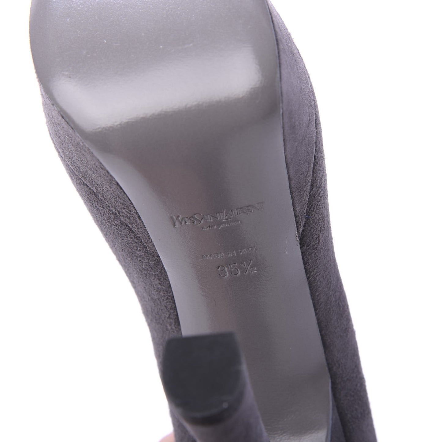 Kid Scamosciato Palais 105 Pumps 35.5 Flannel Gris
