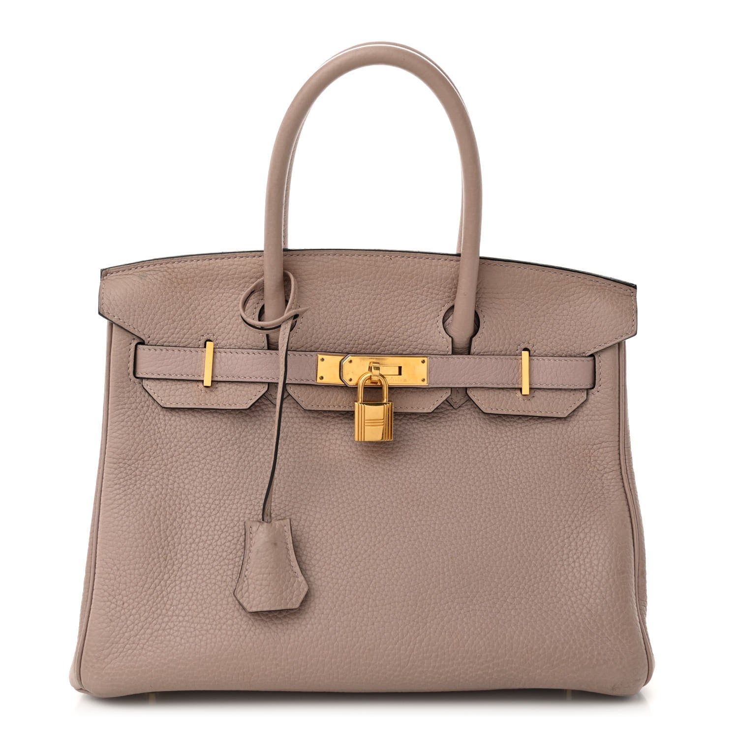 Hermes Taurillon Clemence Birkin 30 Glycine 1 of 13