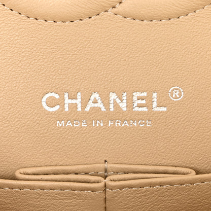 Chanel Caviar Quilted Medium Double Flap Beige 6 of 10