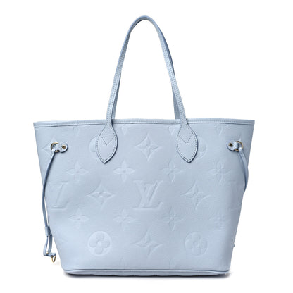 Louis Vuitton Empreinte Monogram Giant Neverfull MM Blue Hour 1 of 11