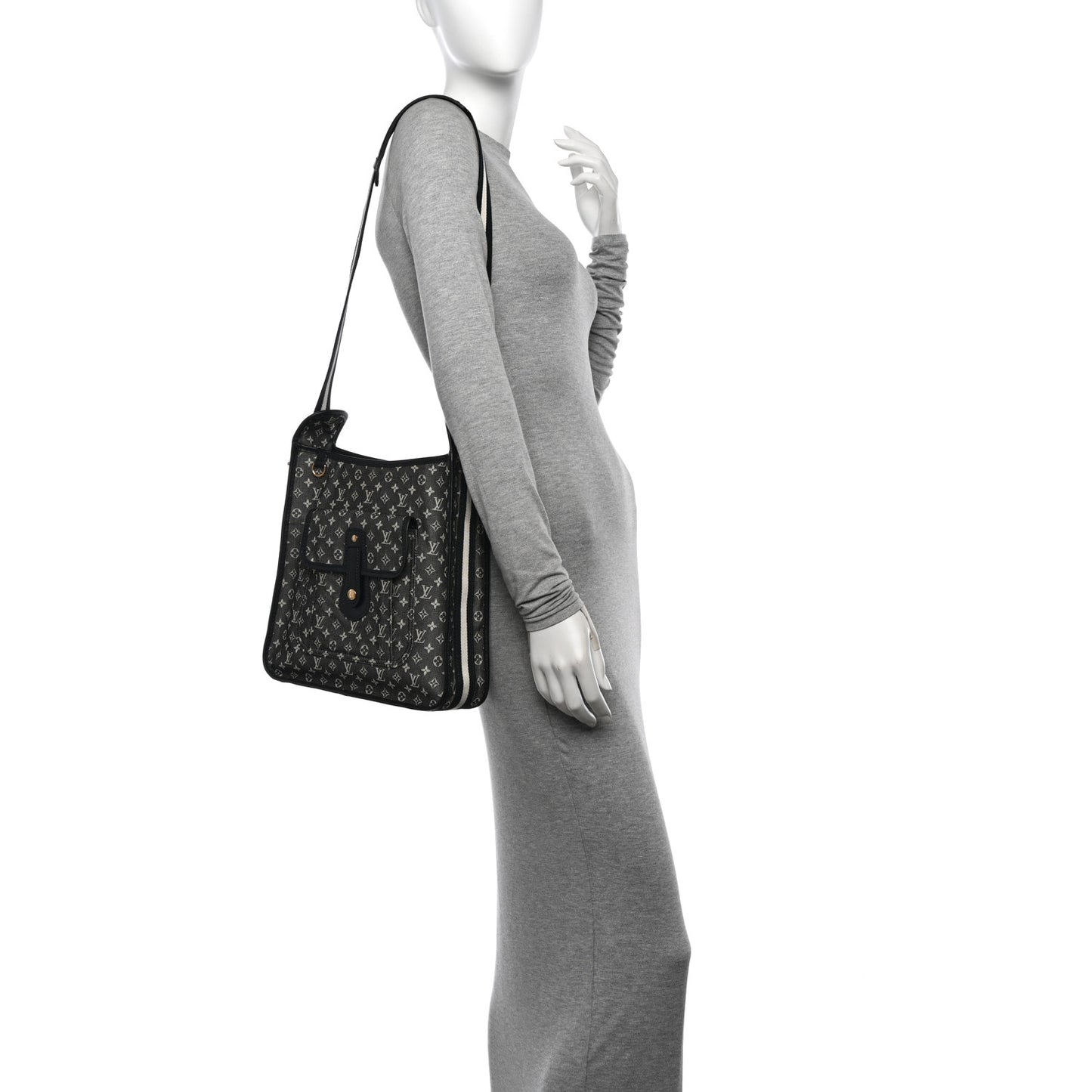 Mini Monogram Besace Mary Kate Black