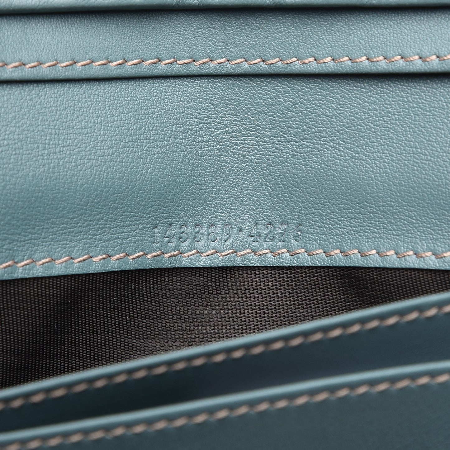 Guccissima Continental Flap Wallet Blue