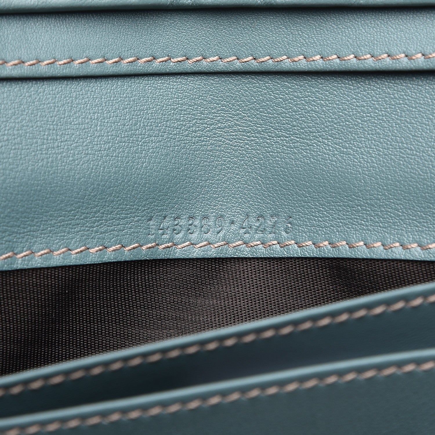 Gucci Guccissima Continental Flap Wallet Blue 7 of 8