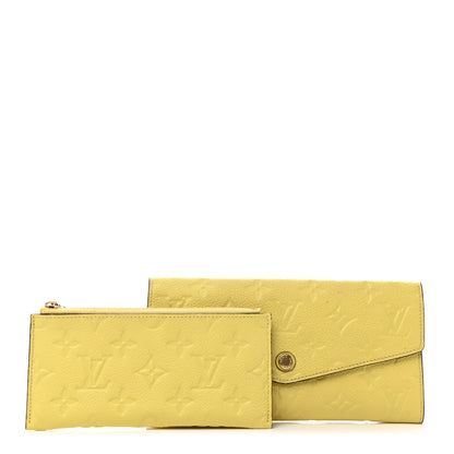 Louis Vuitton Empreinte Curieuse Wallet Citrine 2 of 9