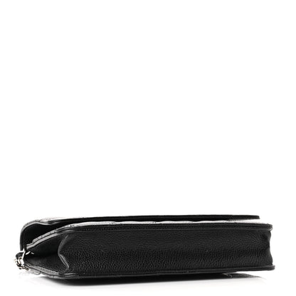 Chanel Caviar Quilted Wallet On Chain WOC Black 4 of 12