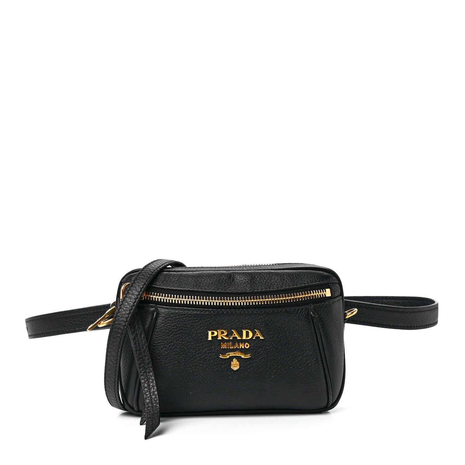 Prada Vitello Daino Belt Bag Black 1 of 11