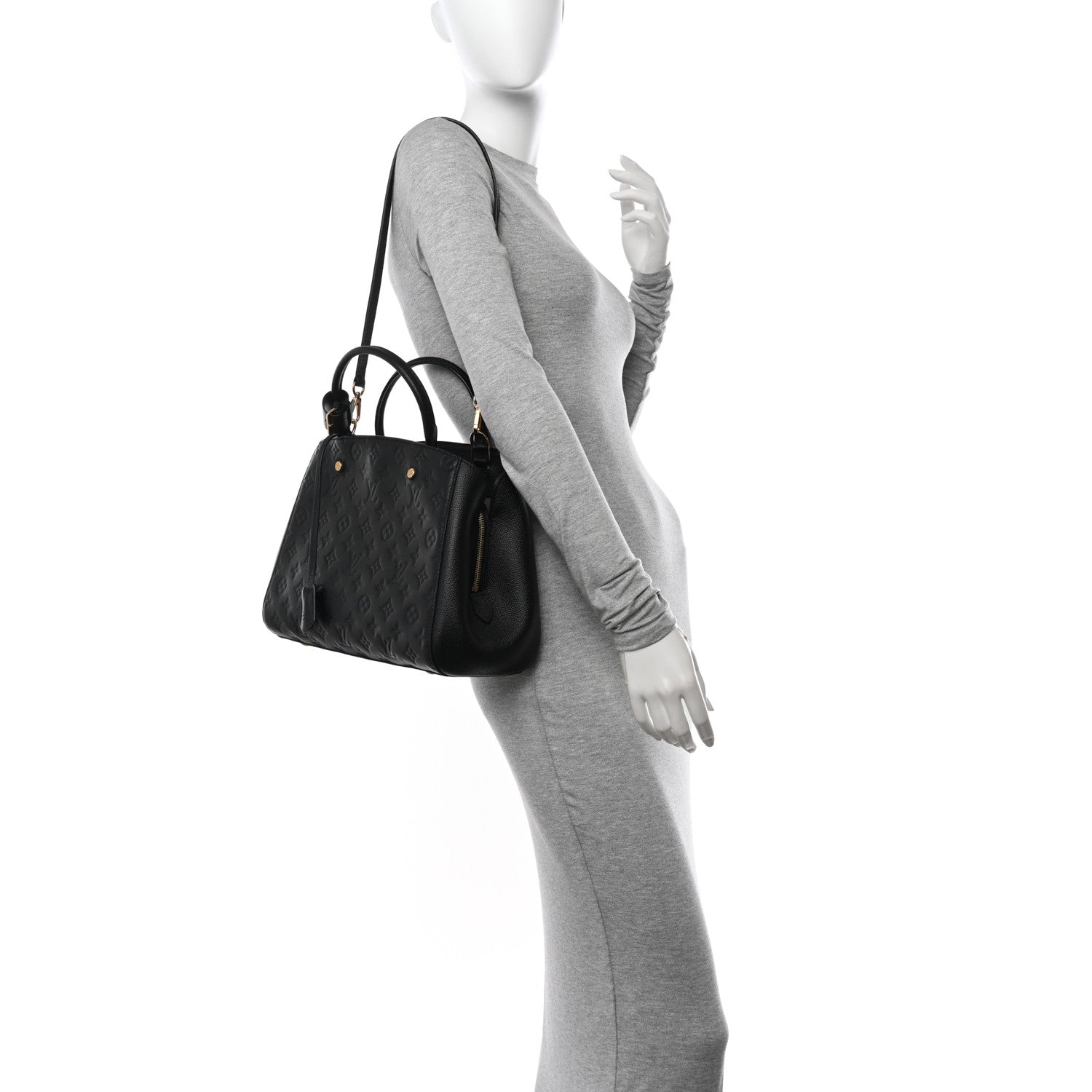 Louis Vuitton Empreinte Montaigne MM Black 2 of 10