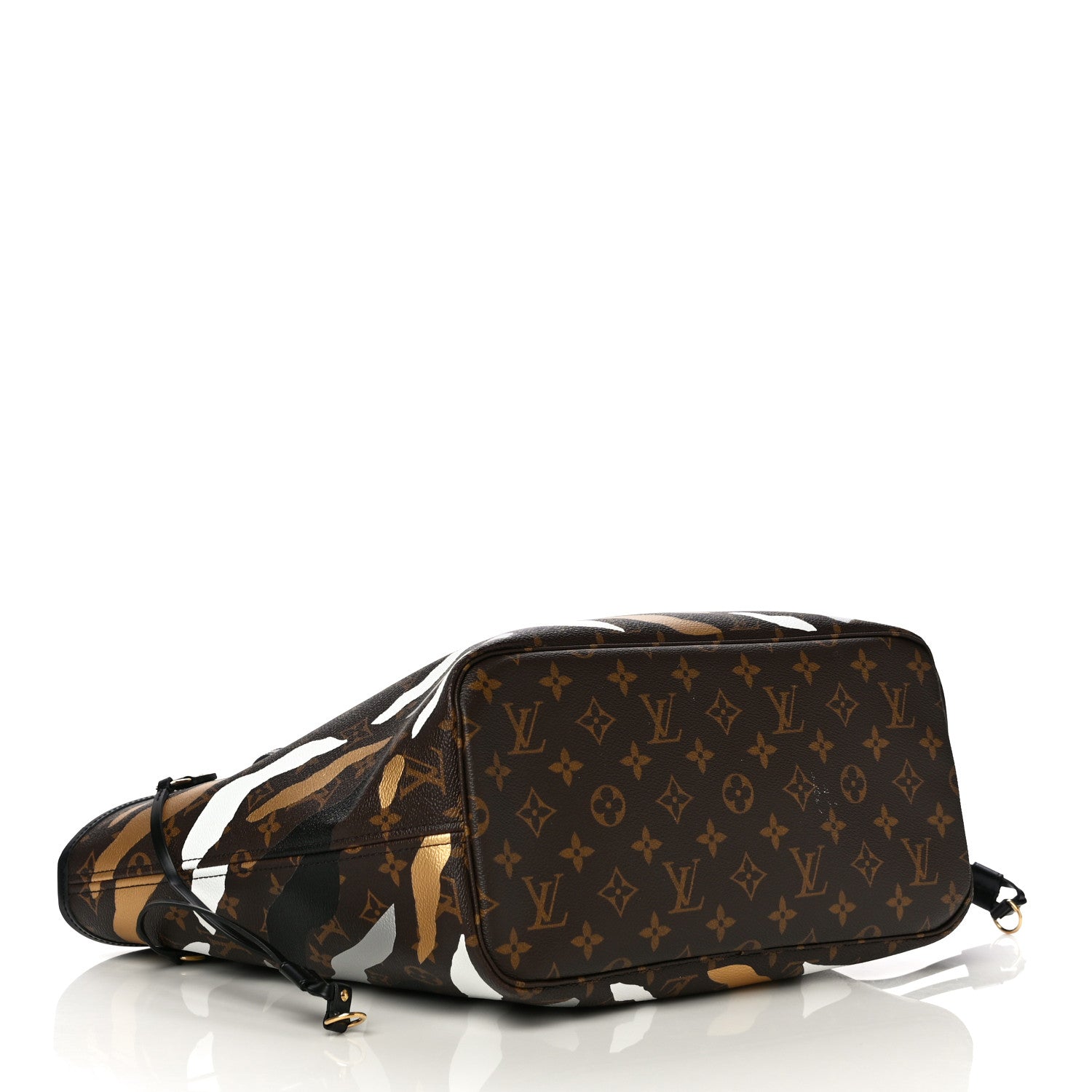 Louis Vuitton X LOL Monogram Neverfull MM Gold Silver 5 of 13