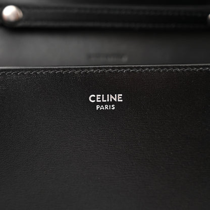 Celine Shiny Calfskin Triomphe Margo Wallet on Chain Black 7 of 11