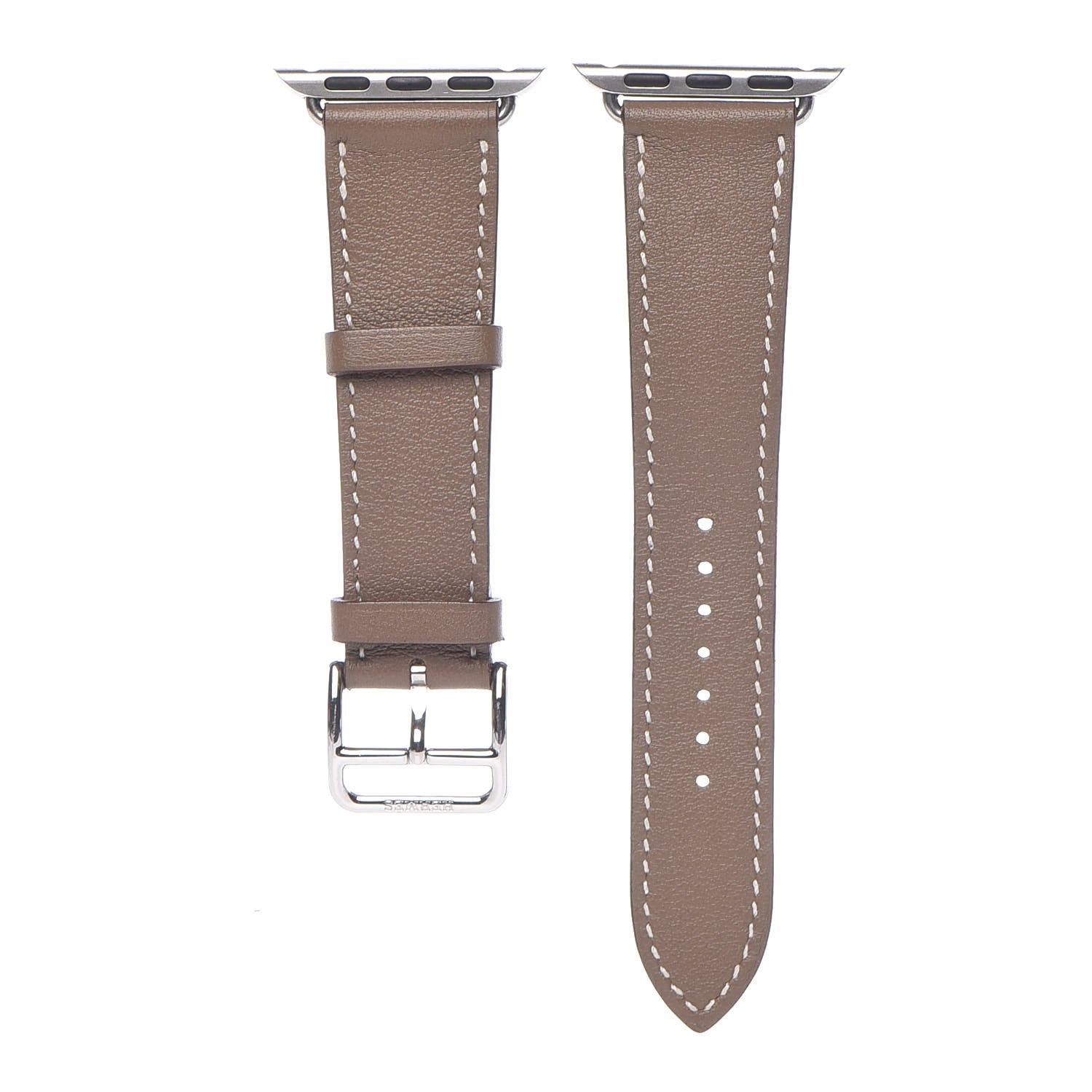 Hermes Swift 38mm Apple Watch Band Etoupe 1 of 7