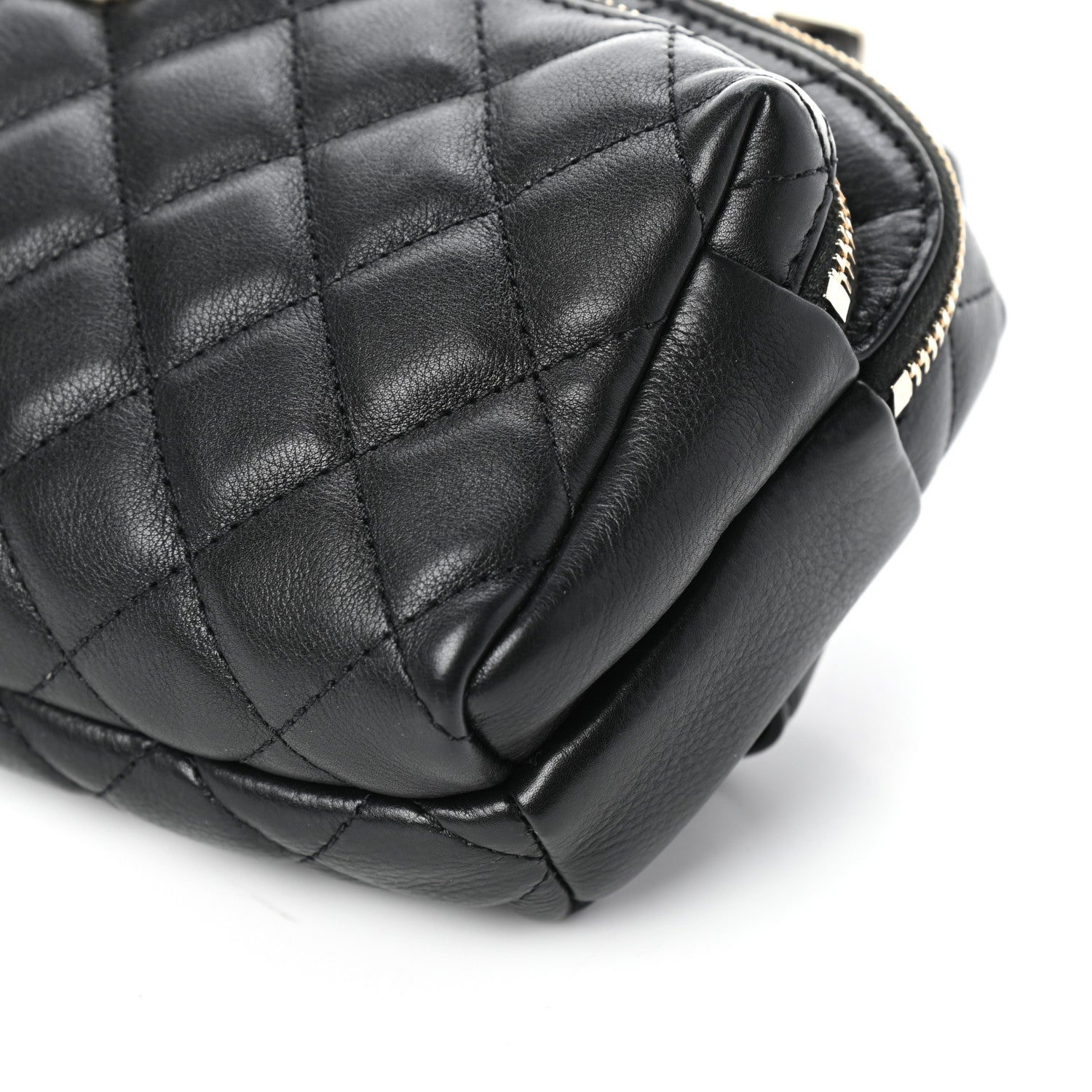 Chanel Calfskin Quilted Waist Bag Black 10 of 10