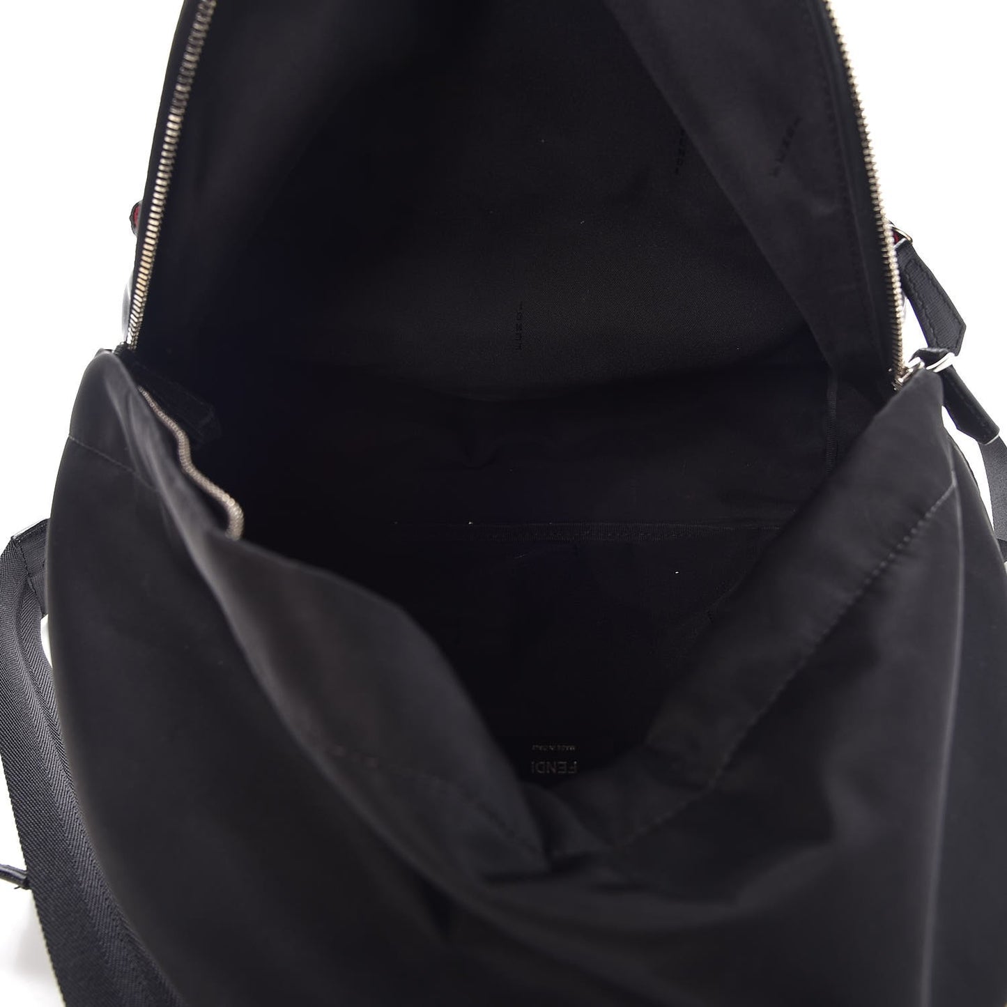 Nylon Vitello Elite Monster Eyes Rounded Backpack Black Yellow