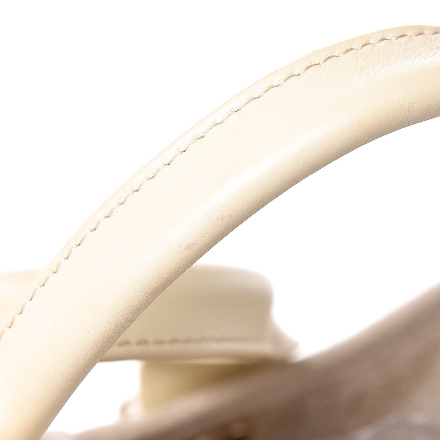 Canvas Large Deauville Tote Ivory