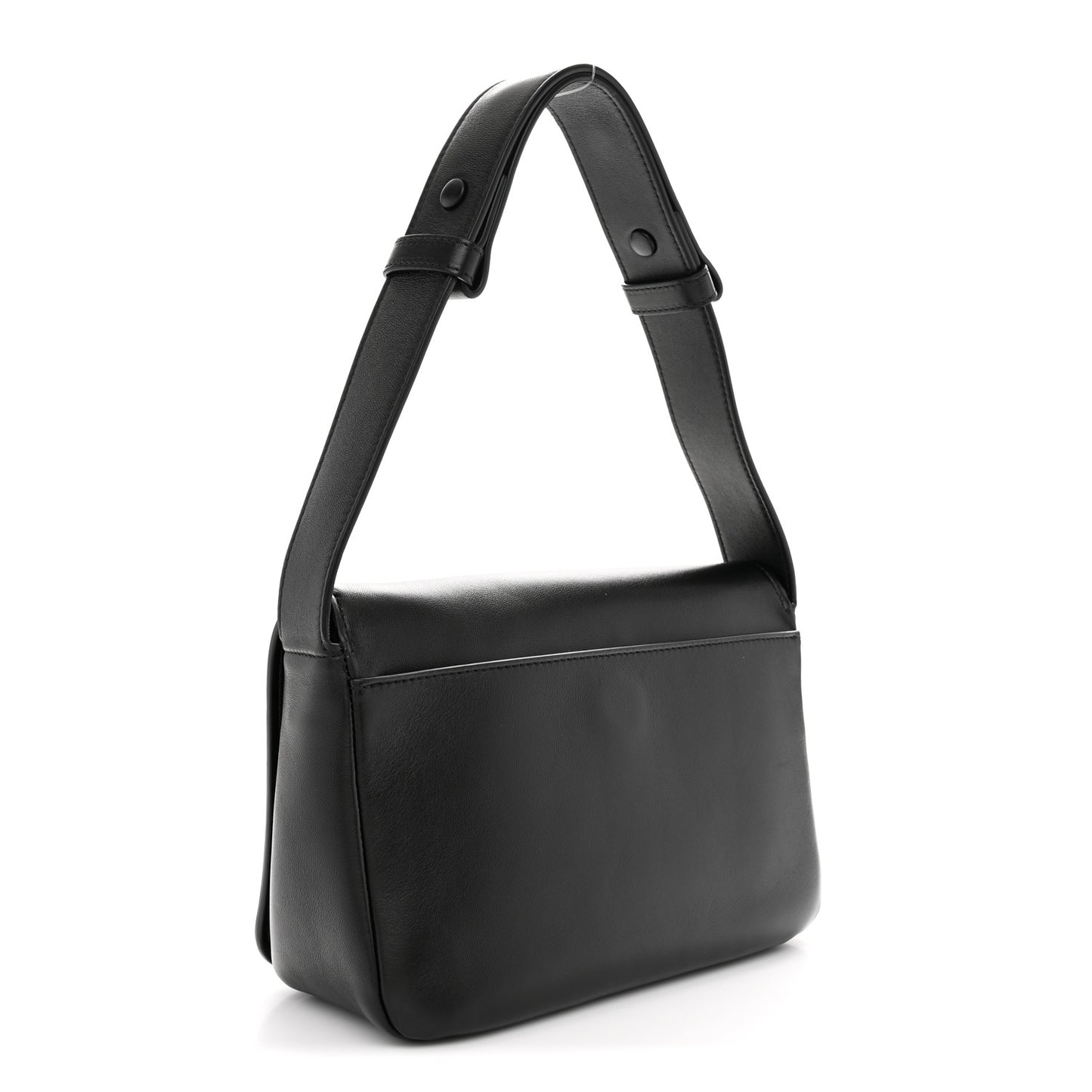 Lambskin CC Messenger Flap Black