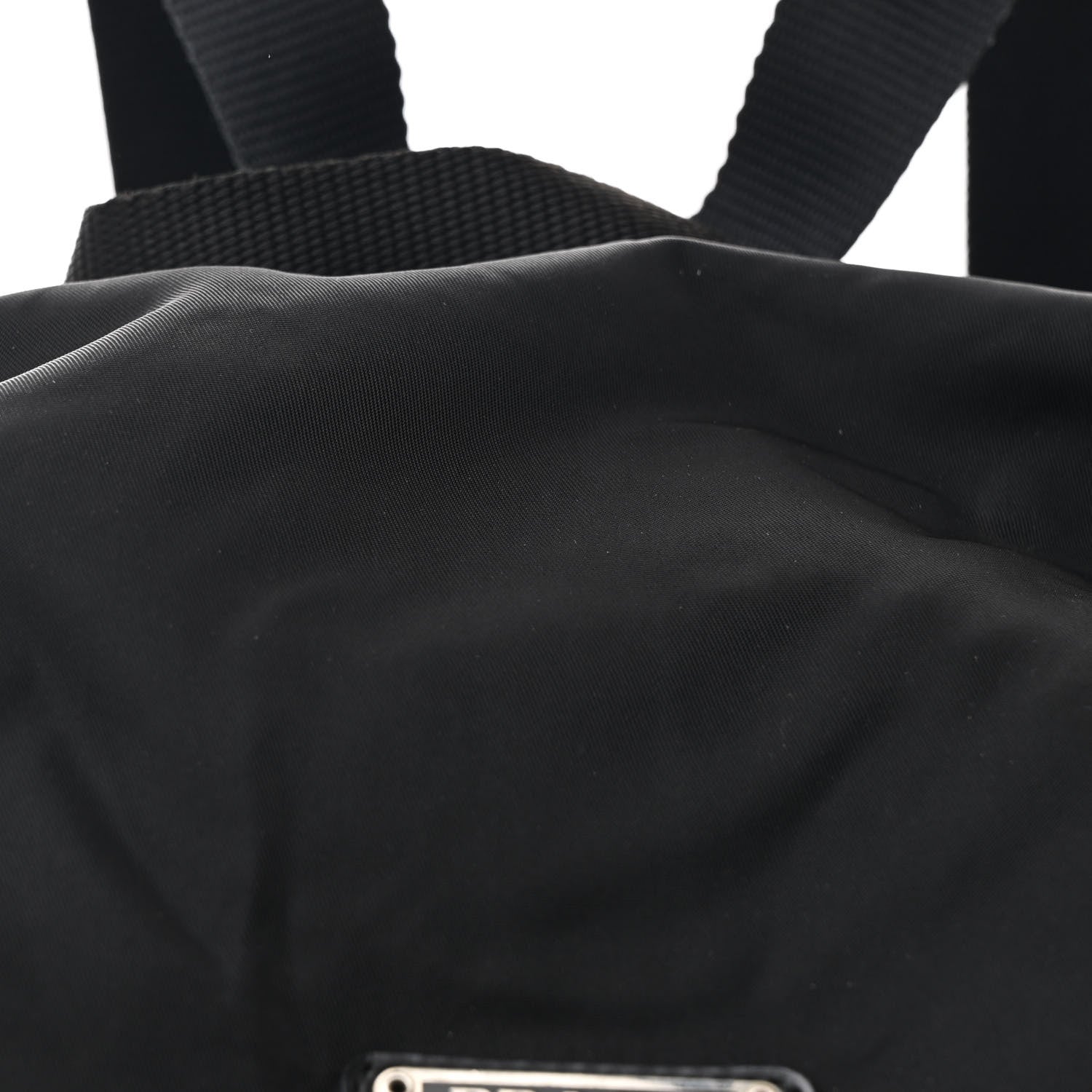 Prada Nylon Vela Medium Backpack Black 8 of 12
