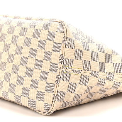 Louis Vuitton Damier Azur Neo Neverfull MM Rose Ballerine 10 of 10