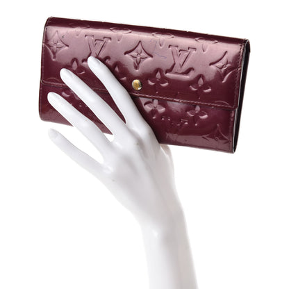 Louis Vuitton Vernis Sarah Wallet Violet 2 of 19