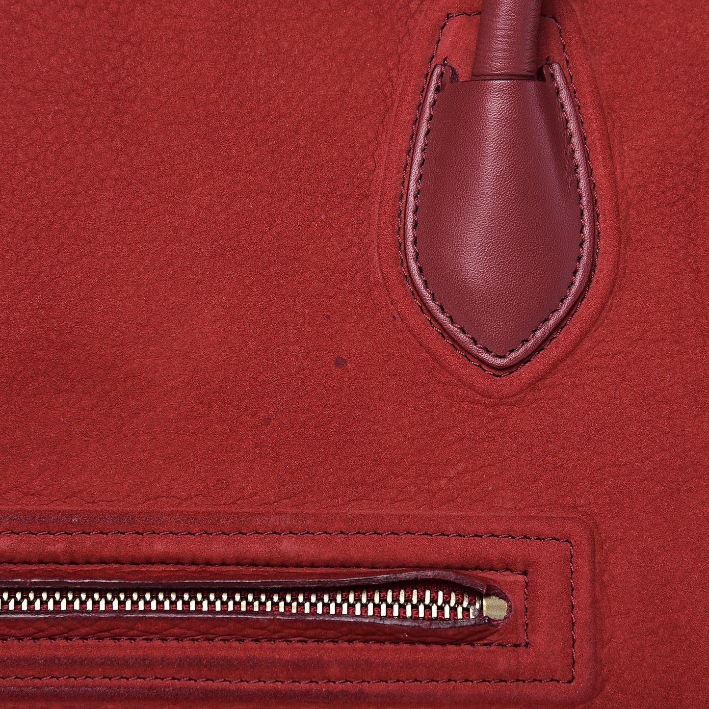 Nubuck Medium Phantom Luggage Red