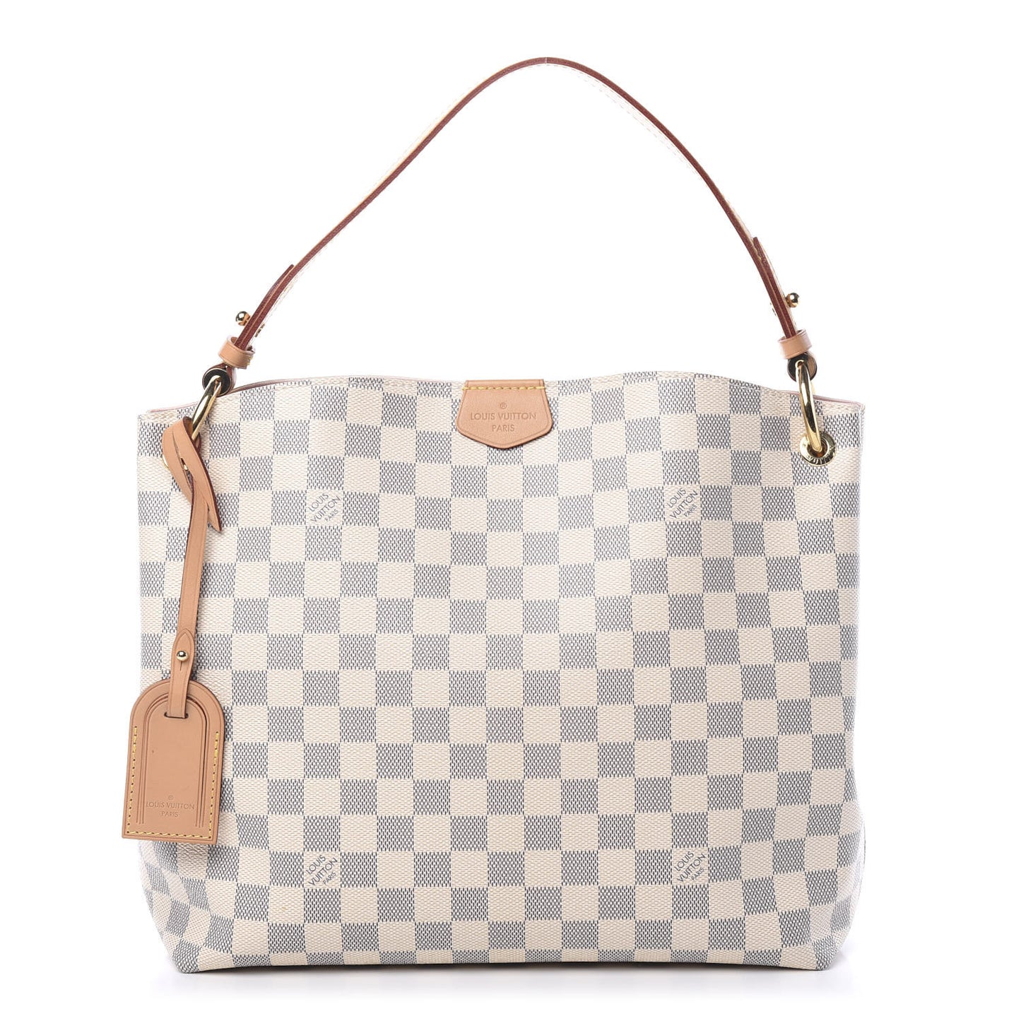 Damier Azur Graceful PM Rose Ballerine