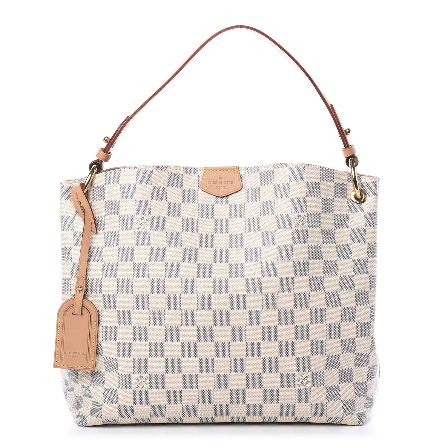 Louis Vuitton Damier Azur Graceful PM Rose Ballerine 1 of 9
