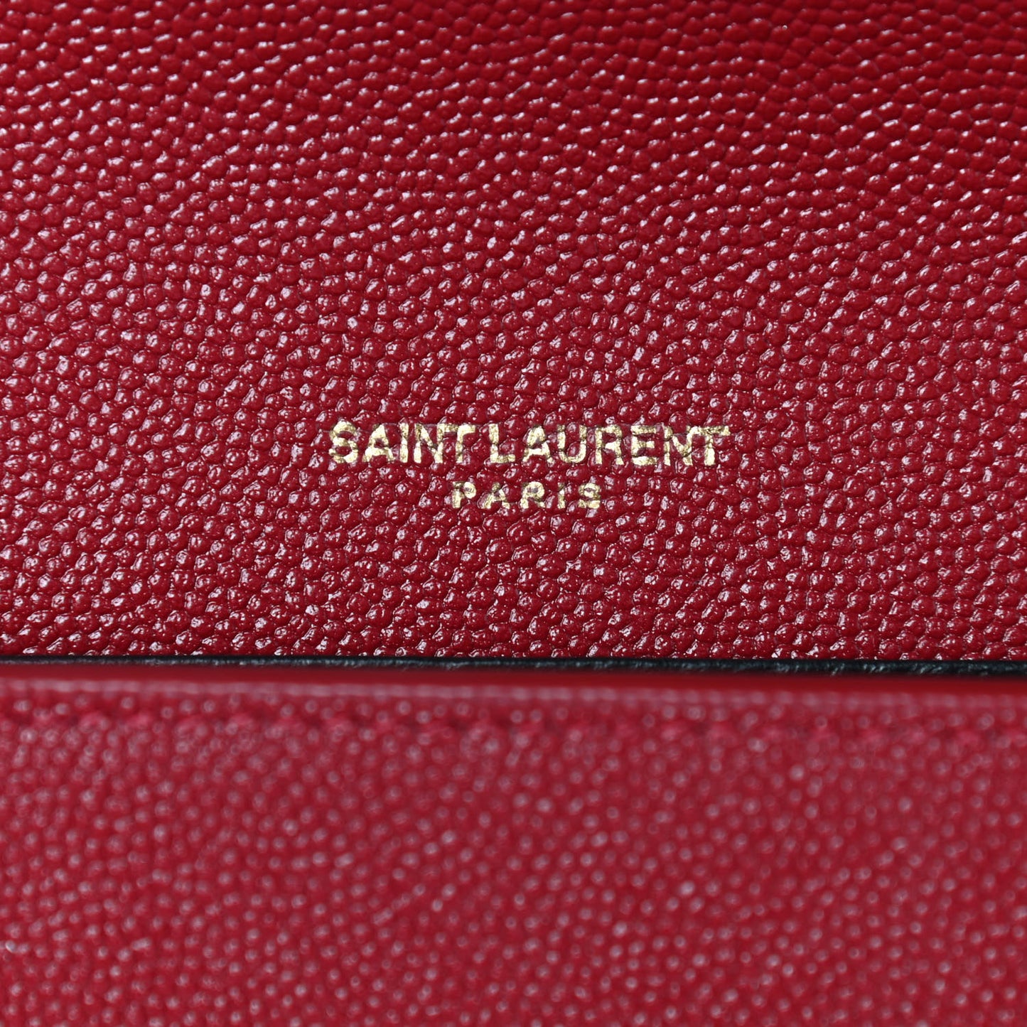 Grain De Poudre Uptown Chain Wallet Red